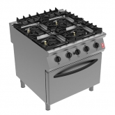 Falcon Nat Gas 4 Burner Range on Feet